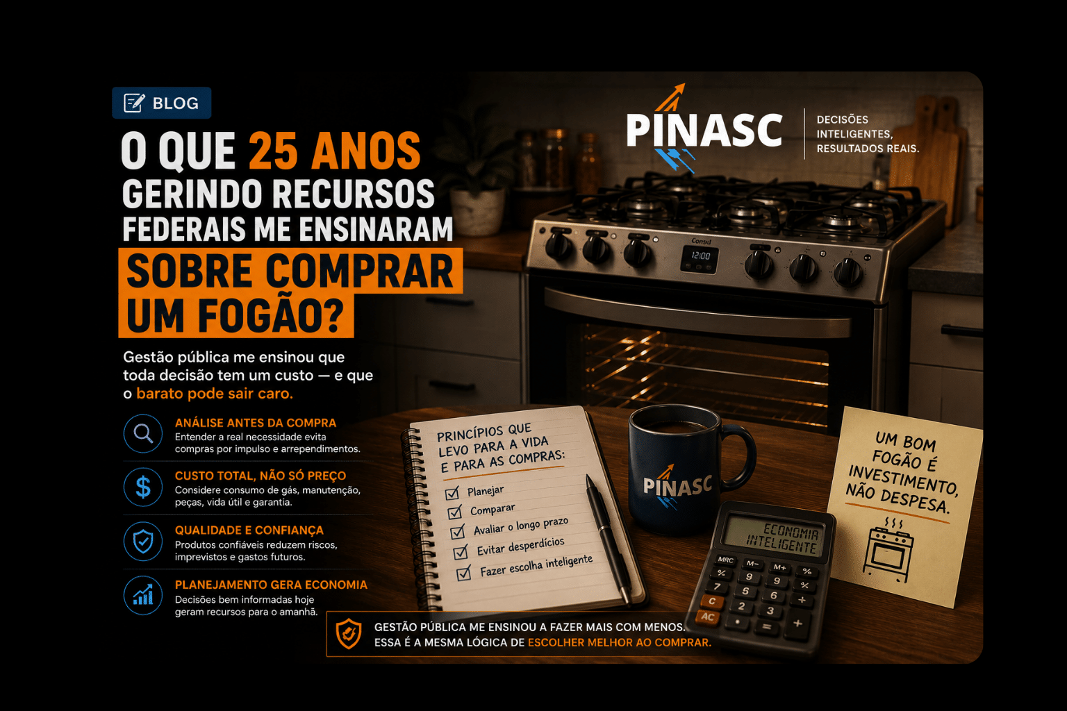 O que 25 anos gerindo recursos federais me ensinaram sobre comprar um fogão?